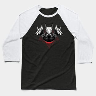 Cerberus Doberman Dogs Baseball T-Shirt